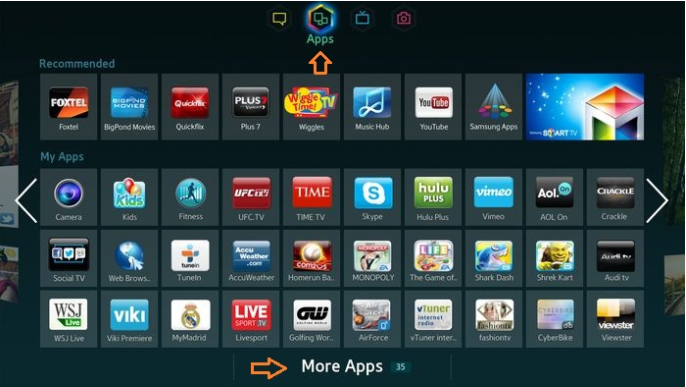 Apps smart tv