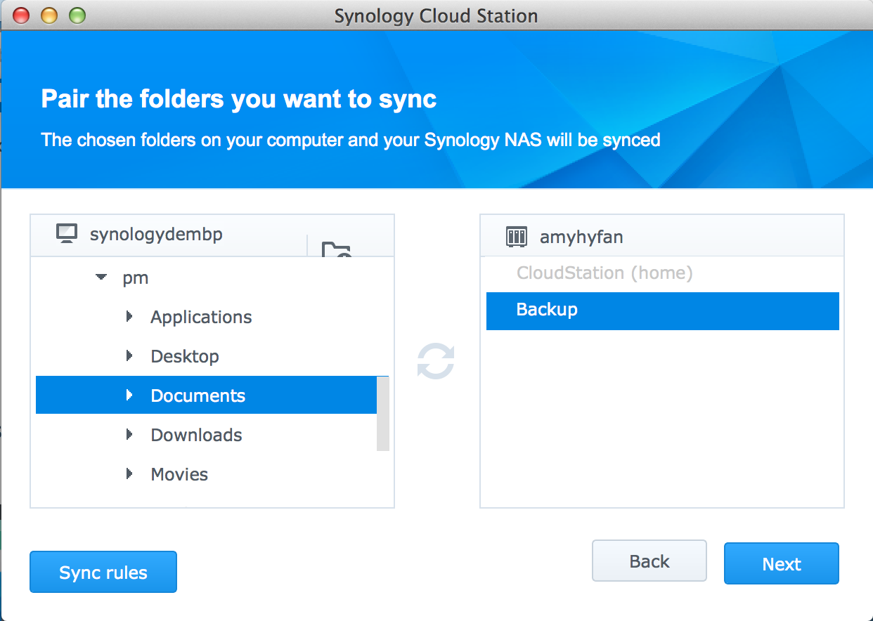 Cloud Backup Synology