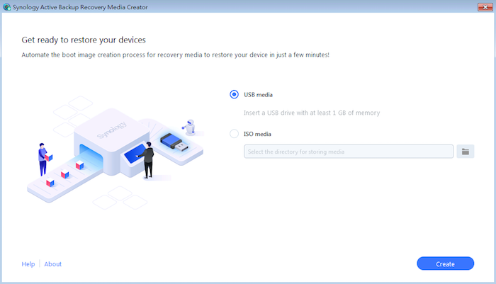 Recovery Media Creation Synology Inc