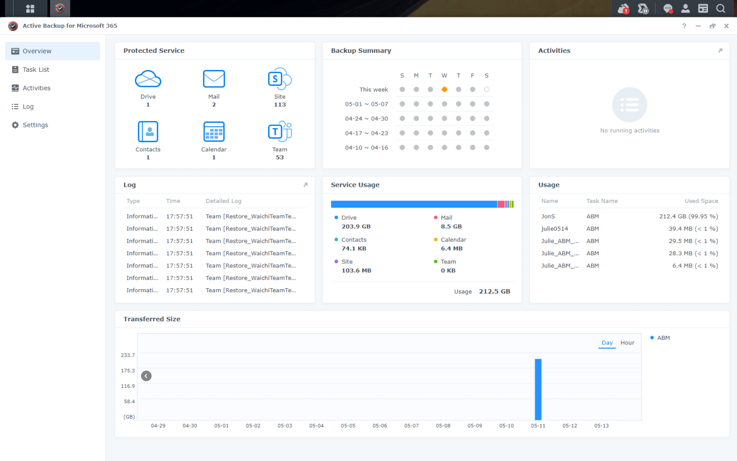 Active Backup for Microsoft 365 (Office 365) Synology Inc.