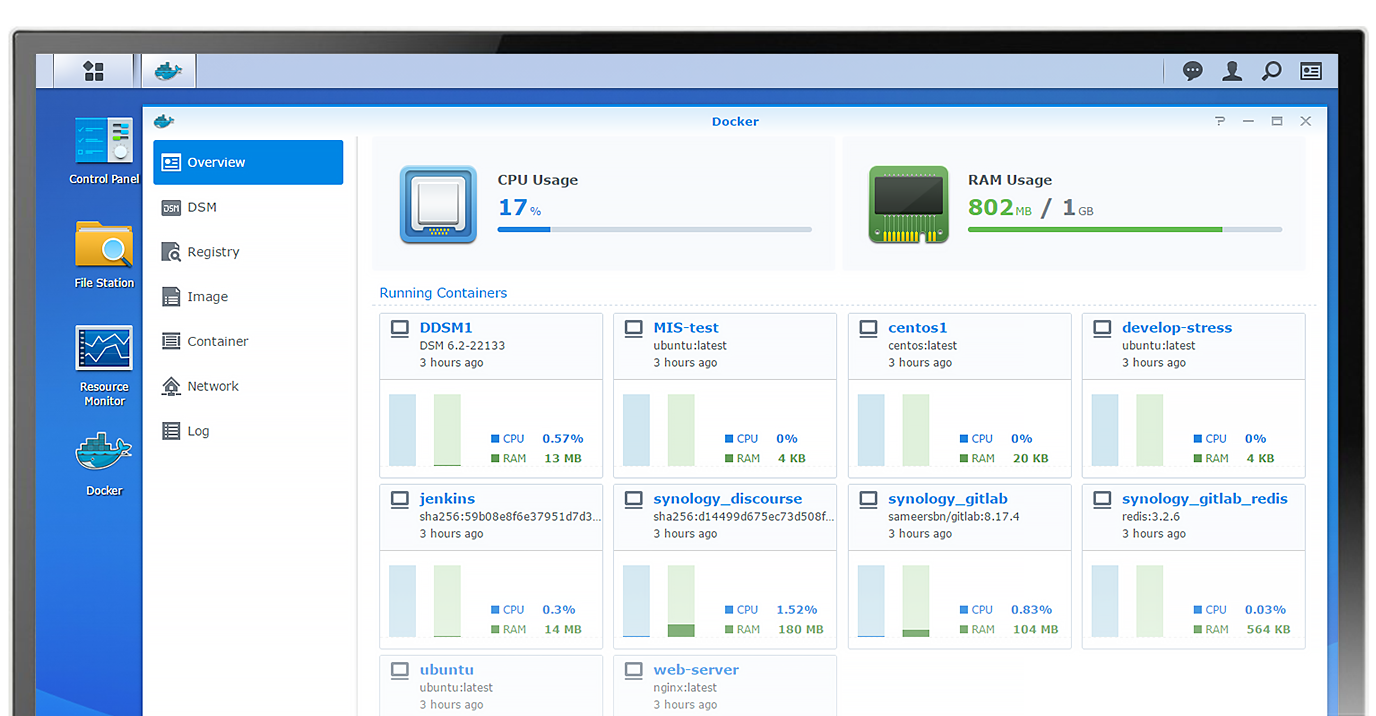 synology dsm 6 docker