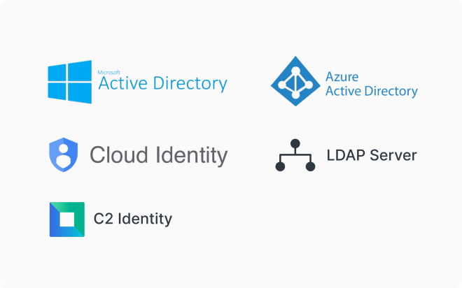 Windows AD、LDAP 和雲端服務