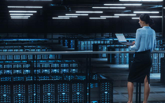 Stock photo of IT admin