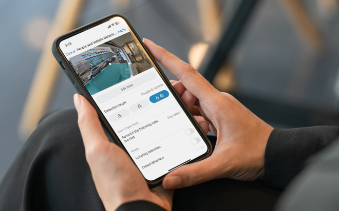 Definiowanie stref wykrywania