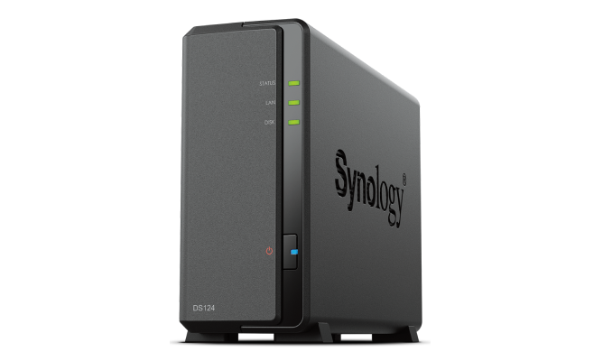 Serveur NAS Synology DS124 10To avec 1x disque dur ST 10To