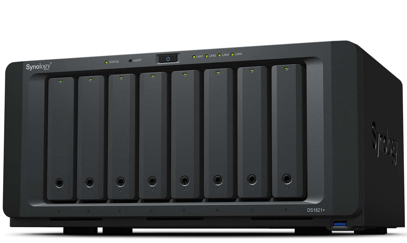 Serveur NAS 8 baies Synology DiskStation DS1821+ 