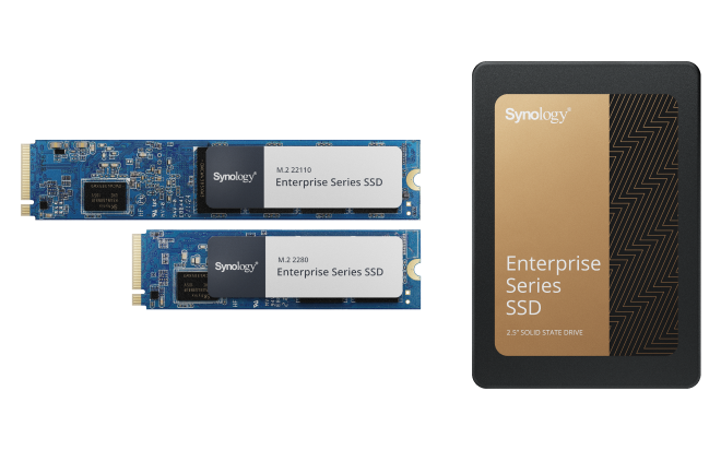 Serveur NAS Synology DS2422+ équipé de 5.76 TB bruts (12 X 480 GB) Disques  SSD Pro