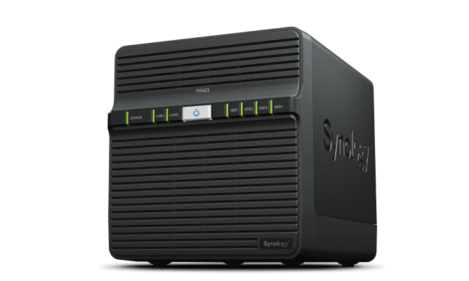 Synology-DiskStation DS423 + Boîtier NAS sans disque pour maison