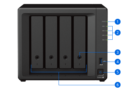 Synology DS923+ - 4 Baies - Serveur NAS Synology 