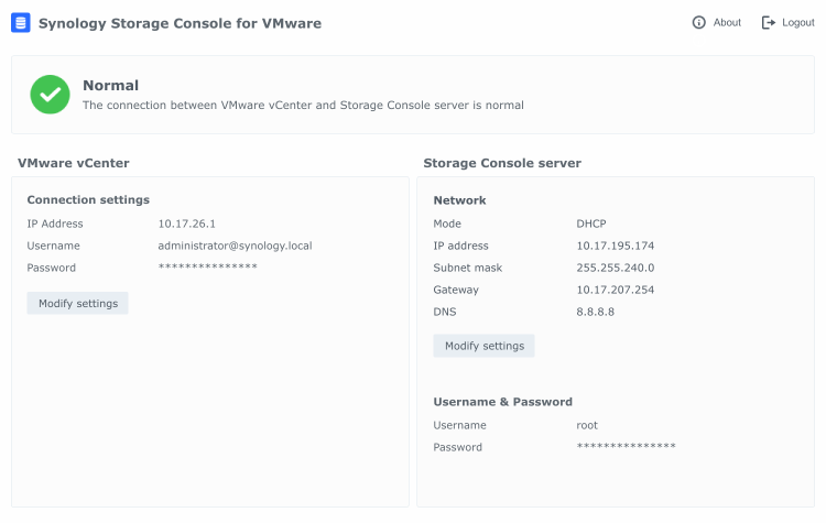 Streamlined configuration and administration