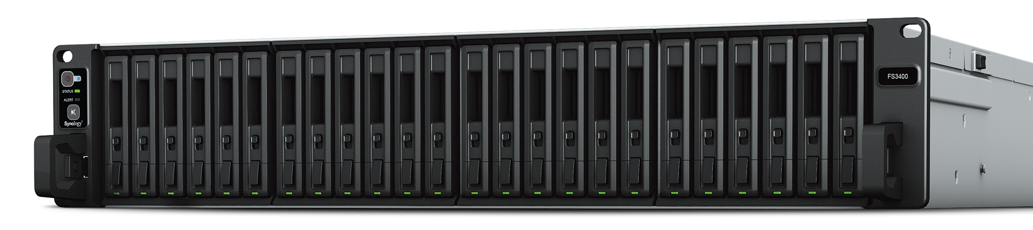 群晖 FS3400 企业全闪存 24 盘位 NAS