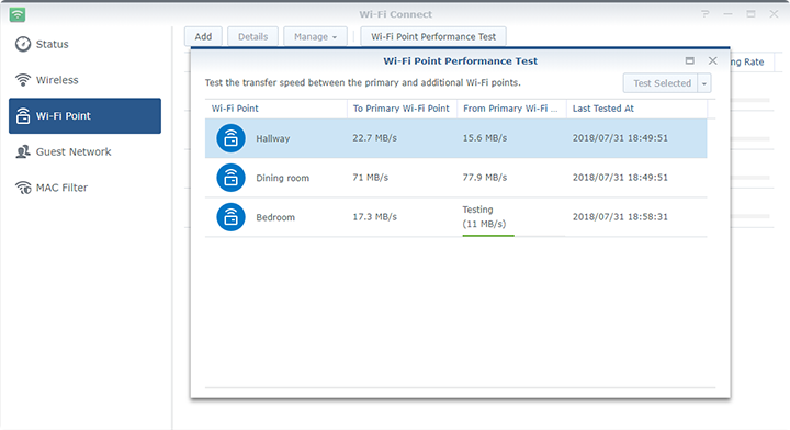 Run performance tests to pinpoint what might be slowing down your network.