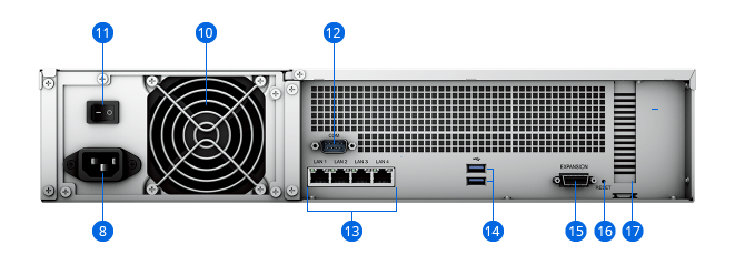 sáº£n pháº©m RS2421plus xem láº¡i áº£nh