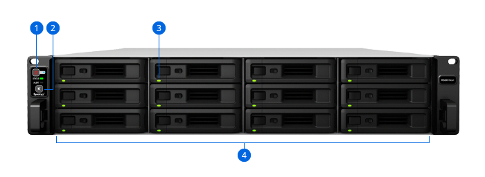 Synology RackStation RS3617xs 12-Bay NAS