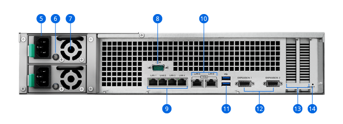 שרת אחסון +Synology | 35300-000-17 | RackStation RS3617xs