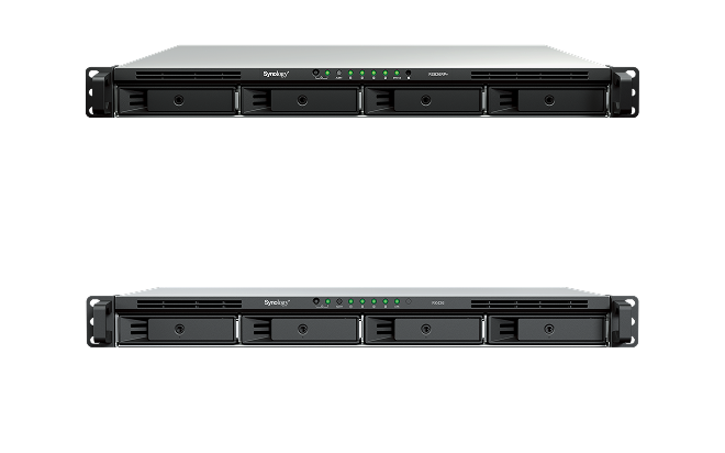 Hình ảnh minh họa RS826RP+ kết nối với Thiết bị mở rộng Synology RX426 để mở rộng dung lượng