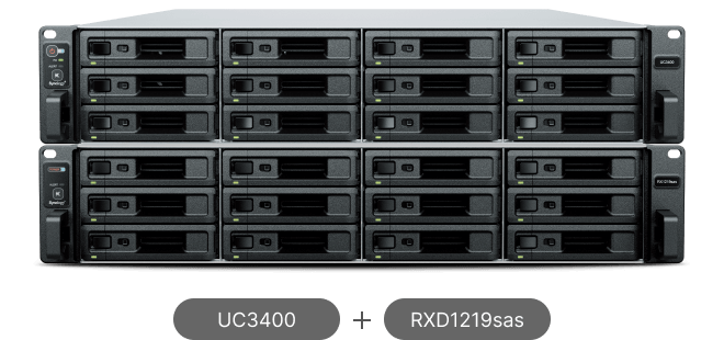 Dễ dàng mở rộng dung lượng trên SAN Synology UC3400