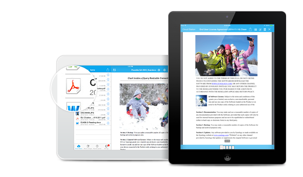 Take files on-the-go with DS cloud
