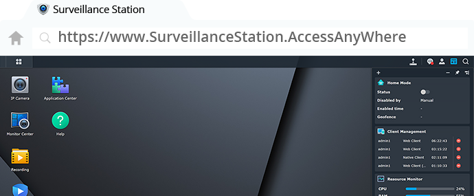 Synology Surveillance Station Client on Linux
